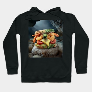 fried shrimp and wasp sandwich Hoodie